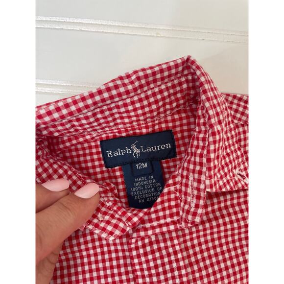 The North Face Ralph Lauren Garanimals Overall Short Pants Bundle Size 12-18 mo - Picture 7 of 10